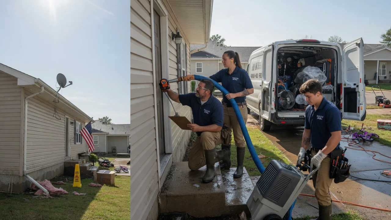 Ceiling Water Damage Restoration in Jay, OK near me